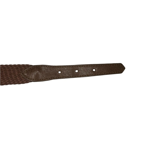 Mulberry Company England Brown Braided Belt 30/75